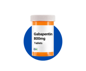 Box packaging for prescription gabapentin 800 mg tablets