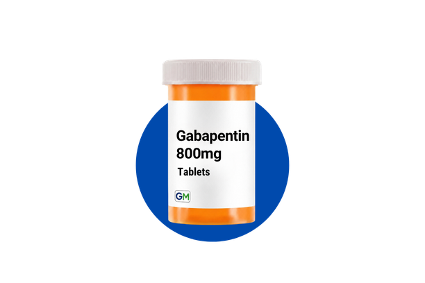 Box packaging for prescription gabapentin 800 mg tablets