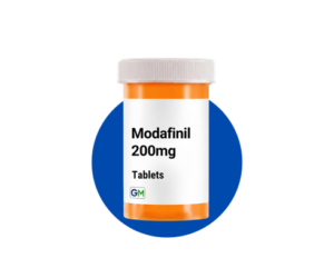 Box packaging for Modafinil 200 mg tab