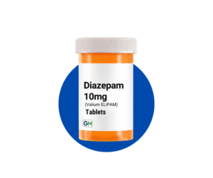 Box packaging for ELIPAM brand diazepam 10 mg tab