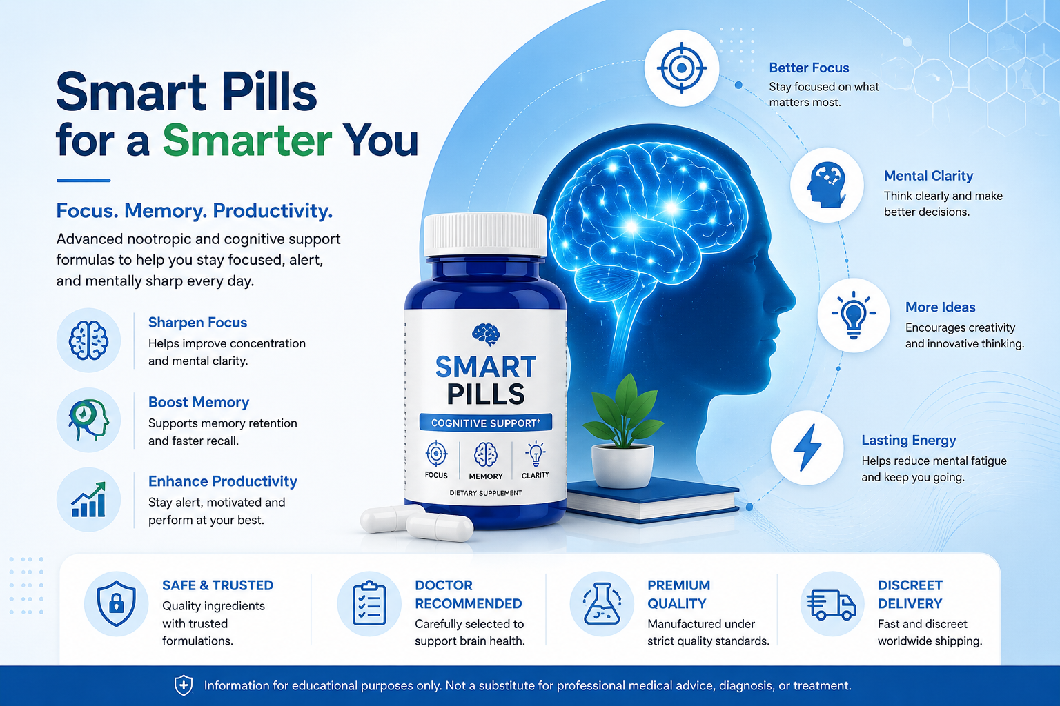 Smart pills and cognitive enhancement supplements online medical guide